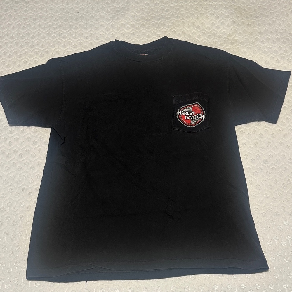 Harley-Davidson Men's Black Tee with Logo